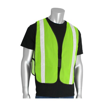 Pip Non-ANSI Prismatic Tape Mesh Safety Vest 300-EVOR-PLY